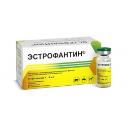 Эстрофантин, раствор для инъекций,  10 мл 1 флакон